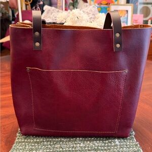 Large Cinnamon Bear Classic Tote Bag Portland Leather Goods